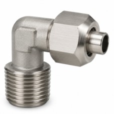 Kolanko - stal nierdzewna AISI 316L, gwint zew. BSPT (CX16) - API