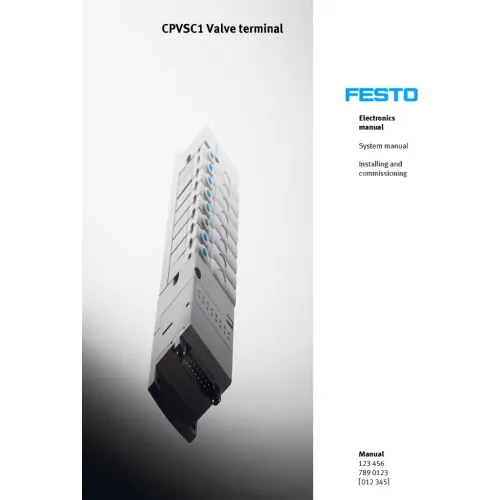 Opis wyspy zaworowej CPV-SC - Festo
