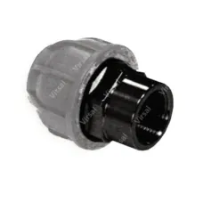 Złącze proste aluminiowe gwint wewnętrzny szary (próżnia) D.63 V202.063.002 - Alusic