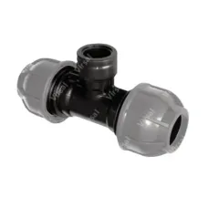Złącze T żeńskie szare (próżnia) D.63 V215.063.002 - Alusic