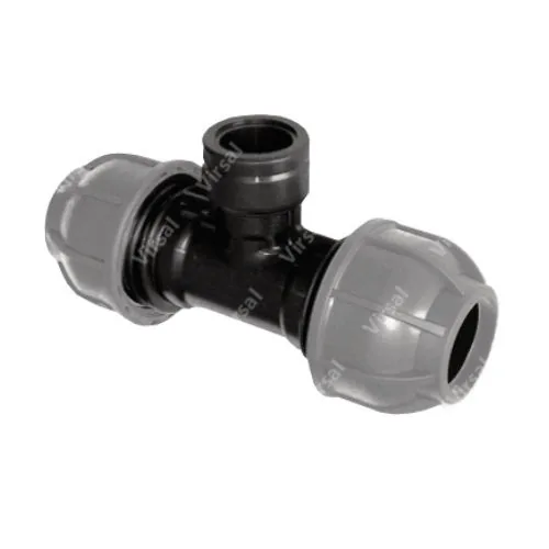 Złącze T żeńskie szare (próżnia) D.63 V215.063.002 - Alusic