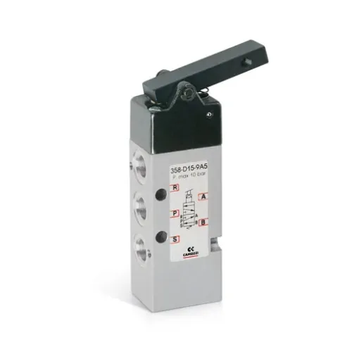 Zawory sterowane mechanicznie - dźwignia / sensor - Camozzi
