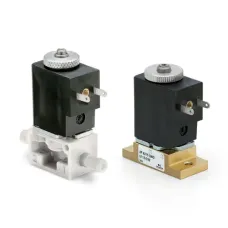 Zawory proporcjonalne, rozmiar 16mm - korpus z PVDF - Camozzi