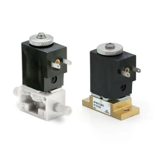 Zawory proporcjonalne, rozmiar 16mm - korpus z PVDF - Camozzi